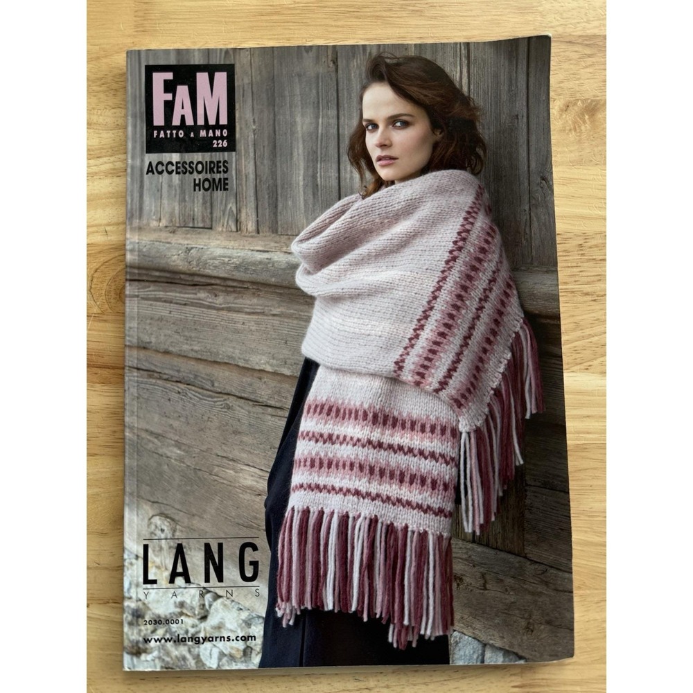 Lang‎ Yarns FAM Made by Hand 226 Accessories Home Knitting Pattern Book